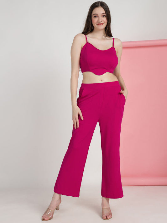 Top with Trouser and Blazers Co-Ords