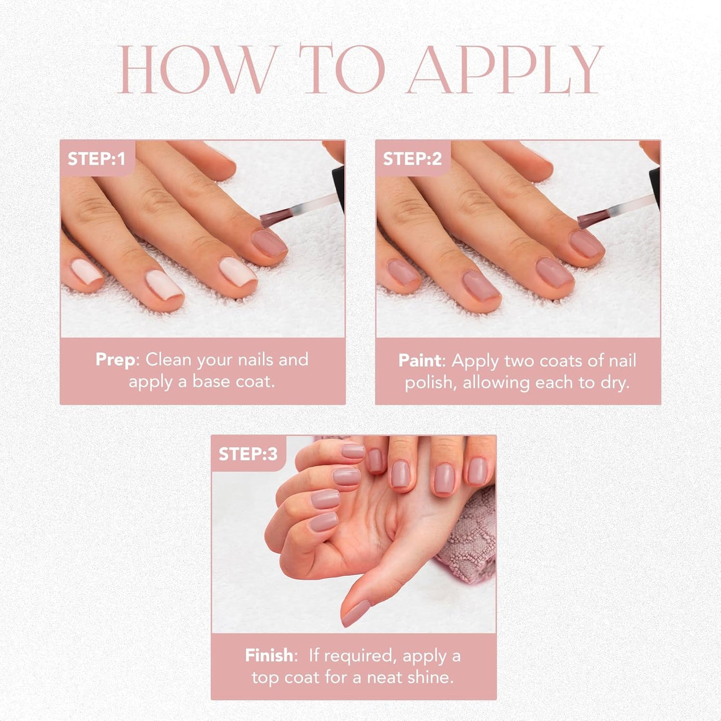 OG Beauty Pastel Peach Gel Nail Polish + FREE Assorted Nail Paint