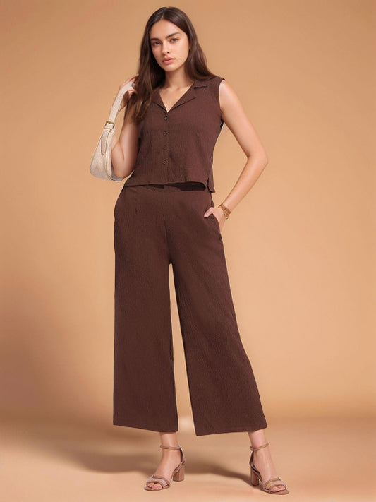 BYMN VYR V-Neck Waistcoat With Trousers