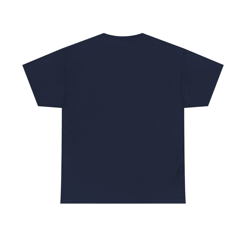 BYMNVYR Minimalist Logo T‑Shirt — White Chest Text Tee