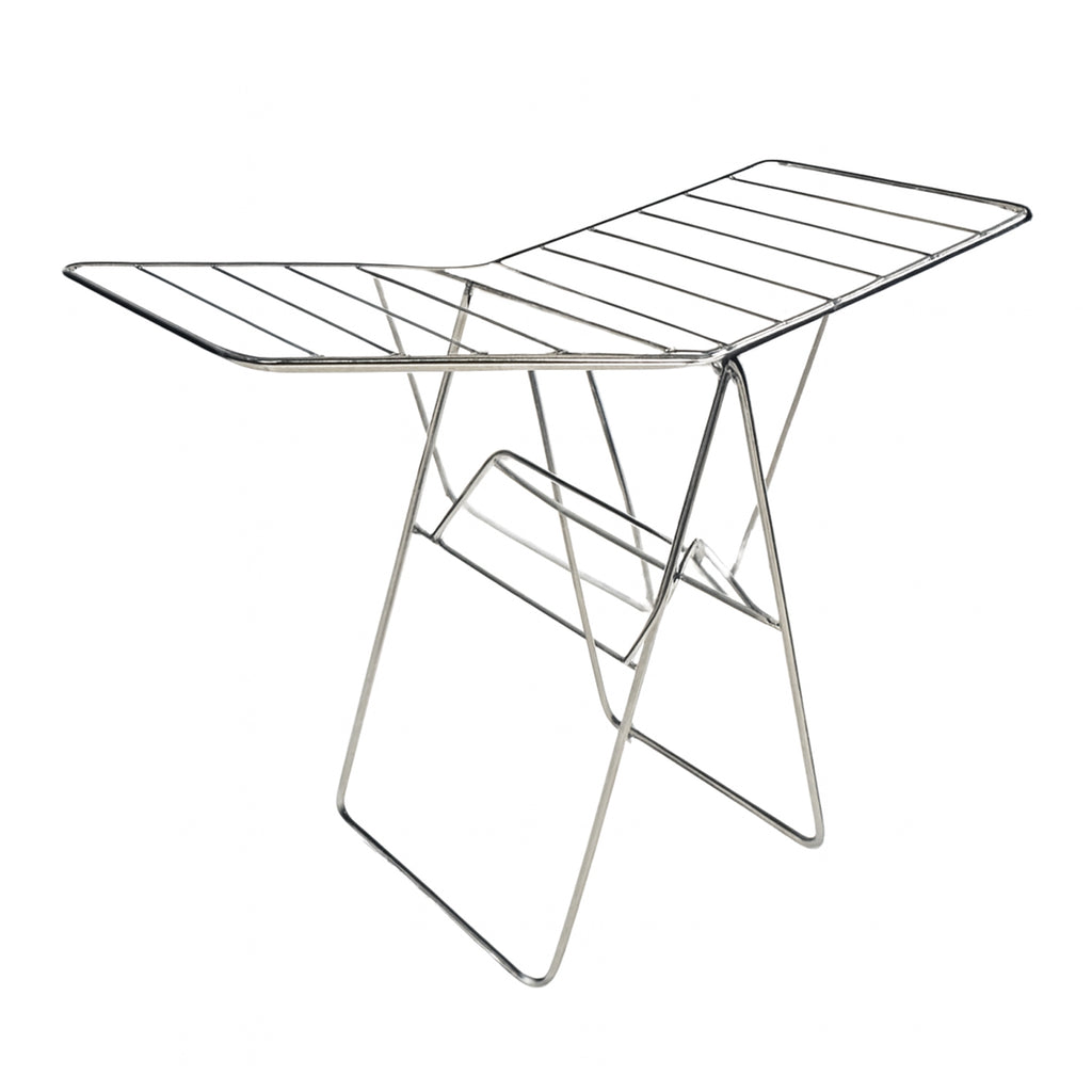 Stainless Steel Heavy Duty Foldable Cloth Drying Stand (1 Pc)