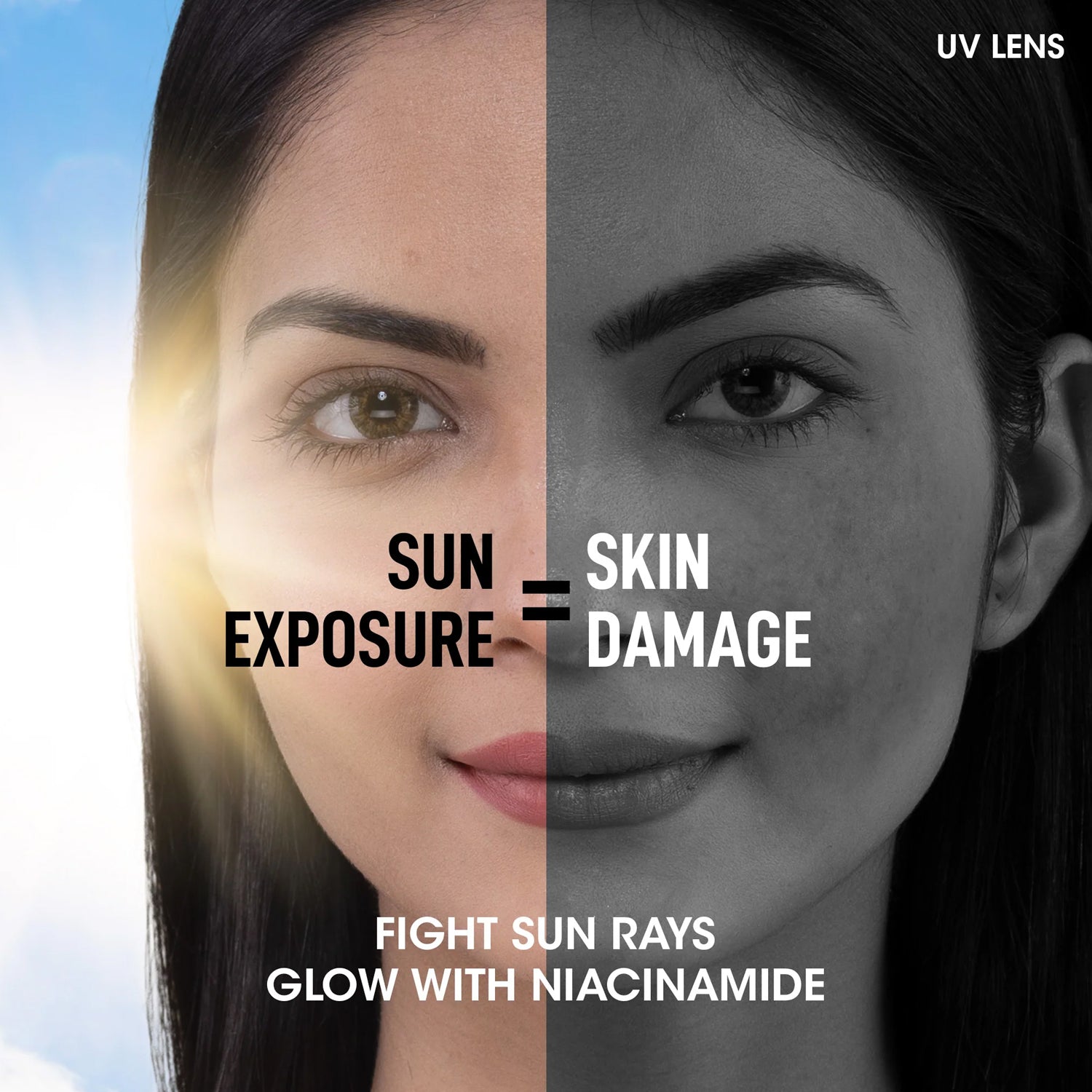 OG Beauty 50 ML Niacinamide Sunscreen SPF 50 PA+++ – Broad Spectrum UVA/UVB Protection, Dermatologically Tested Sun Cream for All Skin Types