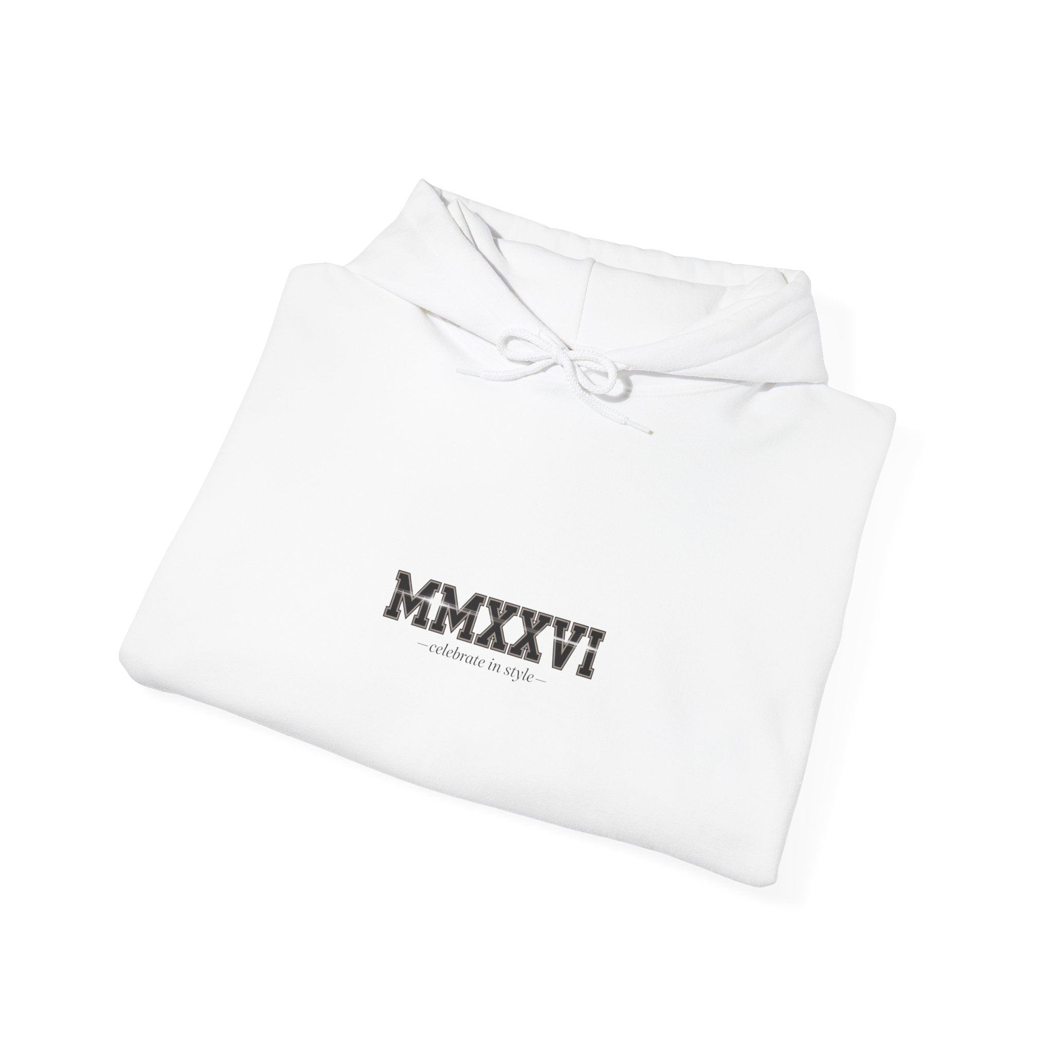 MMXXVI Roman Numerals Hoodie | 2026 sweatshirt, class of 2026 apparel