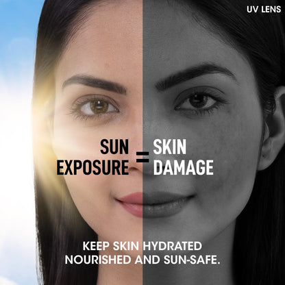 OG Beauty Science+ Hyaluronic Sunscreen SPF 50 PA+++ – Broad Spectrum UVA/UVB Protection, Lightweight Non-Greasy Face & Body Sunblock with 0.5% Hyaluronic Acid & 0.2% Ceramide, Dermatologically Tested for All Skin Types – 50 ML