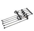 Adjustable 5-in-1 Trouser & Pants Hanger Organizer – Space-Saving Stainless Steel Multi-Layer Closet Hanger