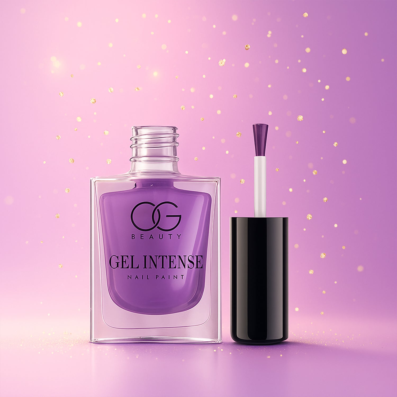 OG Beauty Berry Eclipse Gel Intense Nail Polish 10 ML – Long-Lasting, Quick Dry, Chip-Resistant Gel Finish Nail Paint for Salon & Home Use