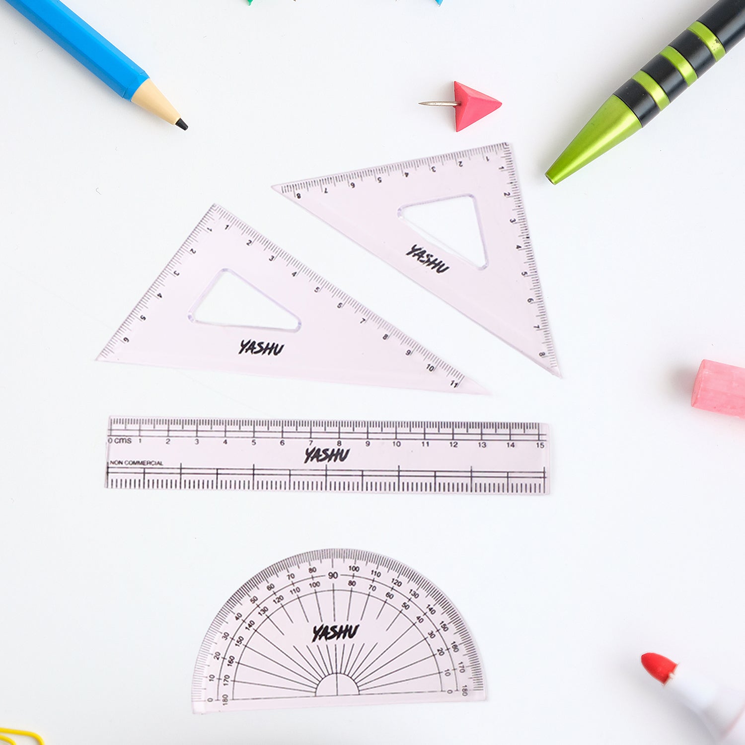 Yashu Complete Geometry Box Set – All-in-One Math & Geometry Stationery Kit for Students