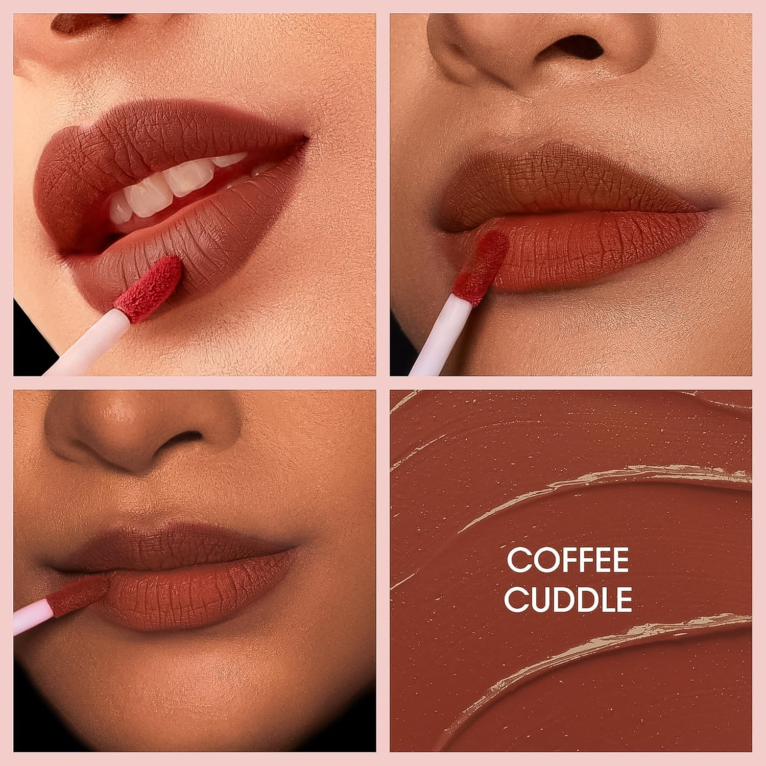 OG Beauty Coffee Cuddle Moisture Lock Liquid Lipstick – Long-Lasting Matte Finish with Hyaluronic Acid & Vitamin E – 4.5 ML