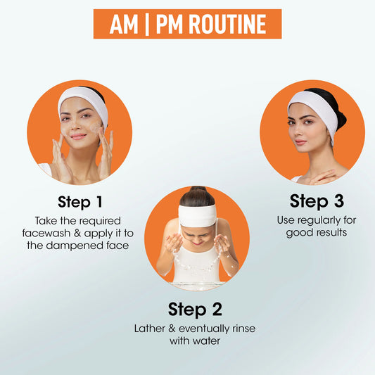 OG Beauty Vitamin C Brightening Facewash with Hyaluronic Acid – Deep Cleansing, Skin Brightening, Age Spot Reduction & Hydration – 100 ML Tube