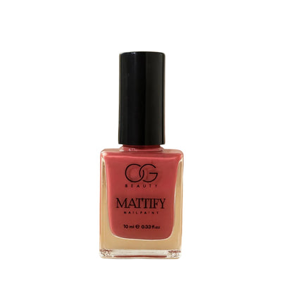 OG Beauty Perfect Pink Matte Nail Paint + FREE Assorted Nail Paint