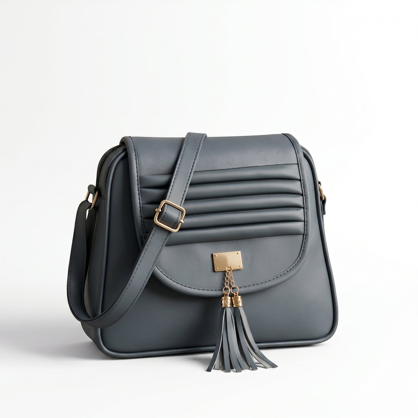 Midnight Charm Tassel Sling Bag