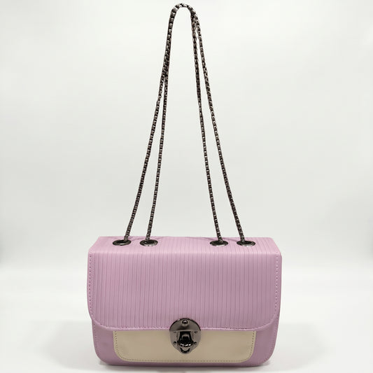 LavishLily Lavender Chain Sling Bag for Women