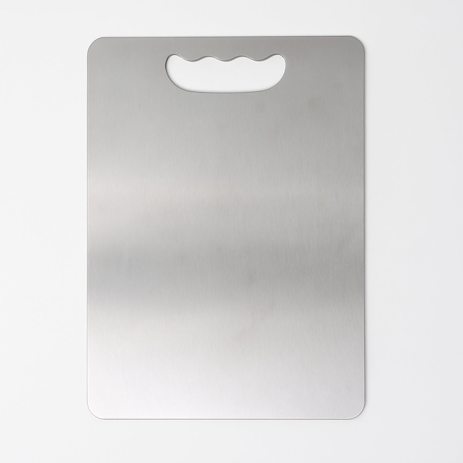 Supermom Medium Stello Stainless Steel Chopping Board – Durable, Hygienic & Knife-Friendly (228 x 330 mm, 1.5mm Thick)