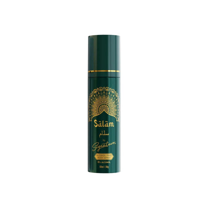 Signature ‘Salam’ No Alcohol Body Spray – Premium Long Lasting Fragrance | 50ML + Get 1 Mystery Perfume FREE