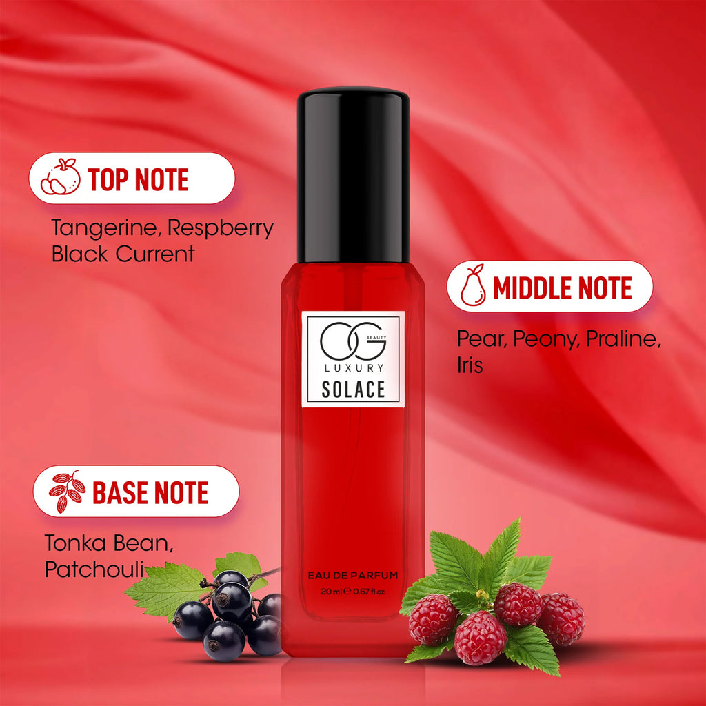 OG Beauty Luxury Pure Elegance Eau De Parfum Gift Set – 4 Pcs (Charade, Solace, Enchant, Pristine) | 20 ml Each – Long-Lasting Premium Fragrances for Men & Women