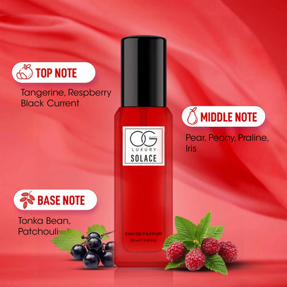 OG Beauty Luxury Pure Elegance Eau De Parfum Gift Set – 4 Pcs (Charade, Solace, Enchant, Pristine) | 20 ml Each – Long-Lasting Premium Fragrances for Men & Women
