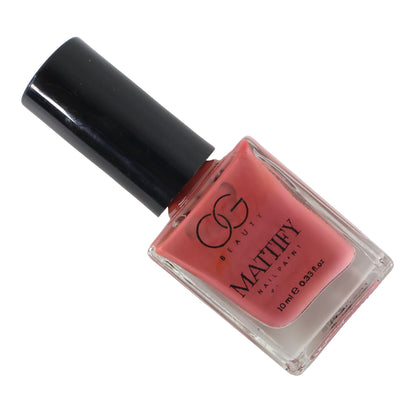 OG Beauty Perfect Pink Matte Nail Paint + FREE Assorted Nail Paint
