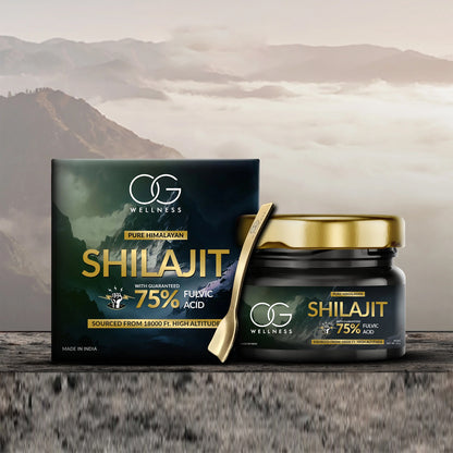OG Wellness Pure Himalayan Shilajit Resin 20 GM – Natural Energy Booster with 75% Fulvic Acid for Strength, Stamina & Immunity