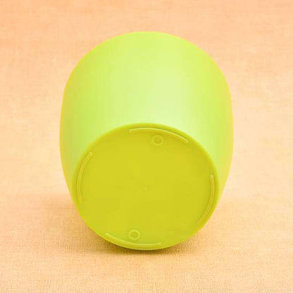 Flower Pots Round Shape – Colourful Plastic Indoor & Outdoor Gardening Planters with Tray – Durable & Drainable