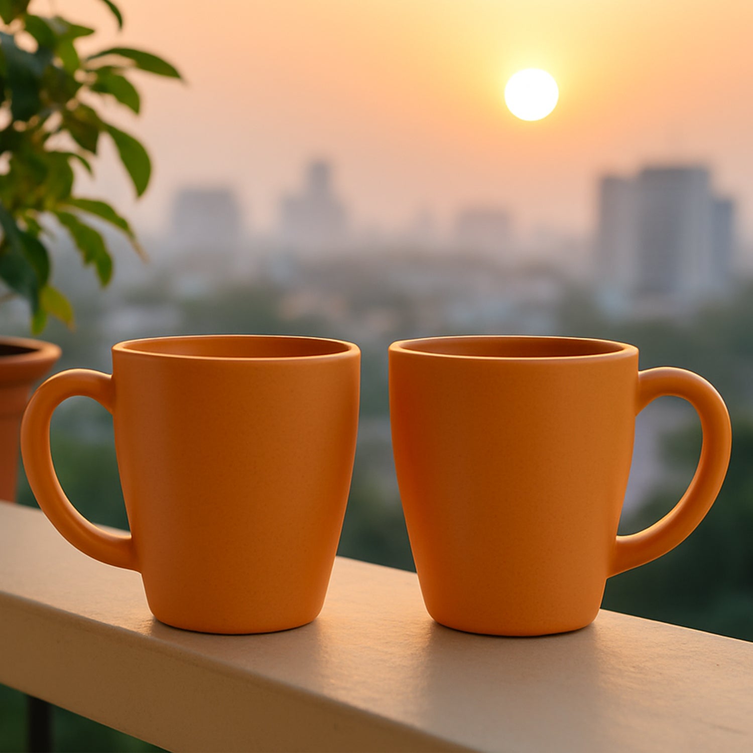 Premium Coffee & Tea Mugs Set – 2 Pc, 350ML | Stylish Drinkware for Home, Office & Gifting