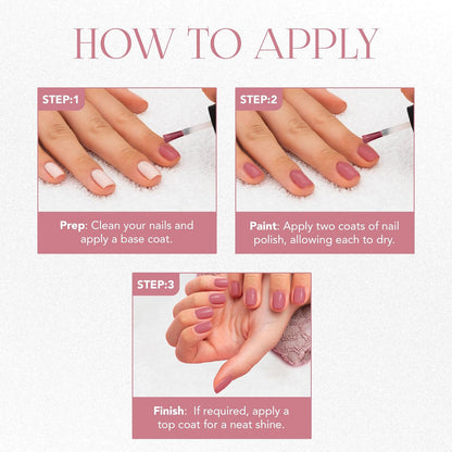 OG Beauty Lilac Love Gel Nail Polish + FREE Assorted Nail Paint