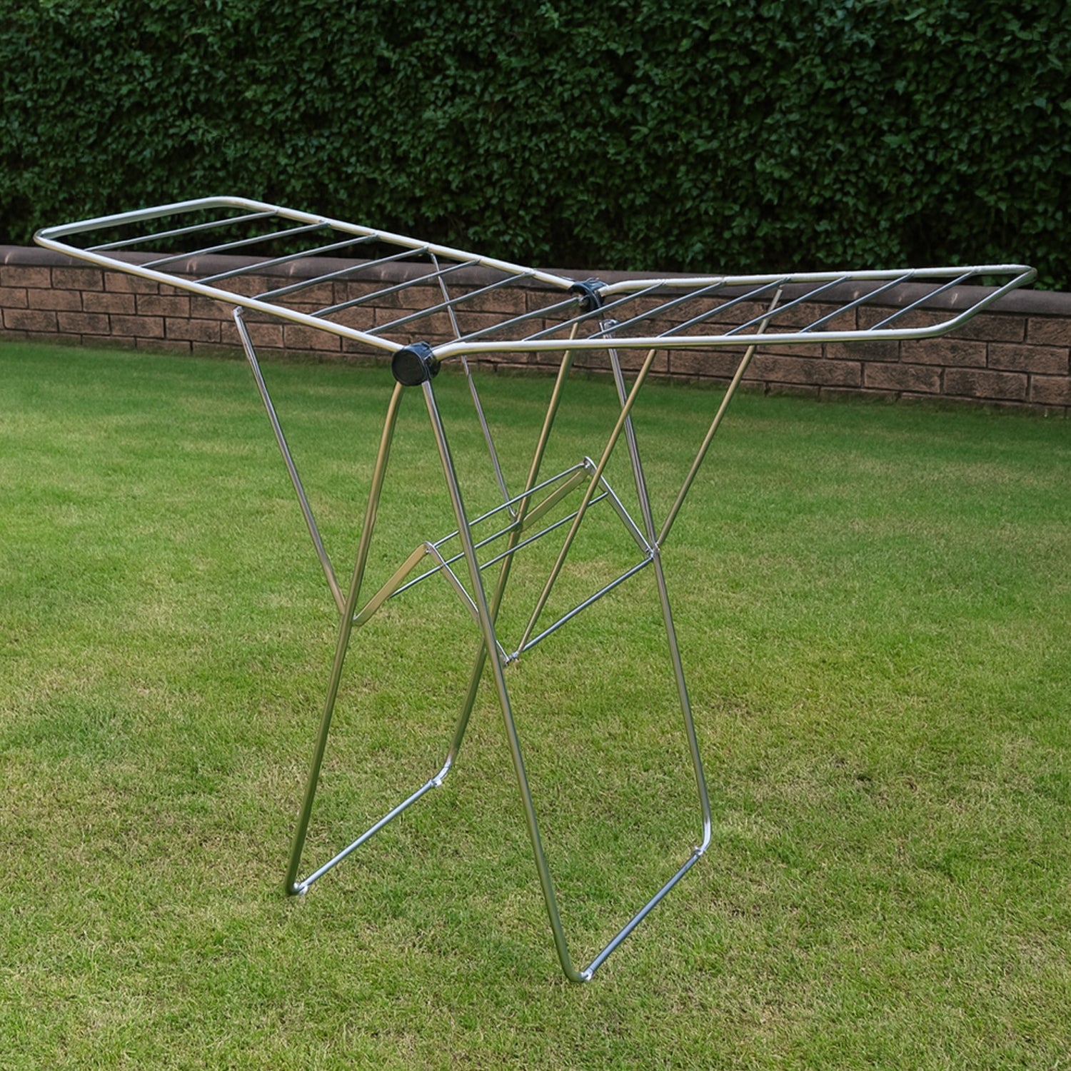 Stainless Steel Heavy Duty Foldable Cloth Drying Stand (1 Pc)