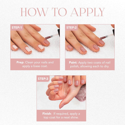 OG Beauty Pastel Peach Gel Nail Polish + FREE Assorted Nail Paint