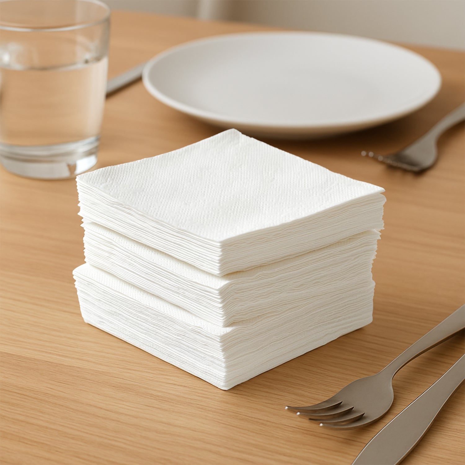 Soft & Absorbent Disposable Tissue Paper / Napkins – 75 Pcs Set | Ideal for Dining Table, Parties, Cafes, Catering & Daily Use