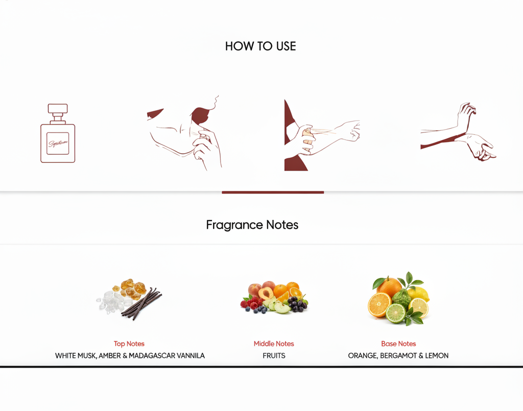 Signature ‘Haqq’ No Alcohol Body Spray – Bold & Long Lasting Premium Fragrance | 50ML + Get 1 Mystery Perfume FREE