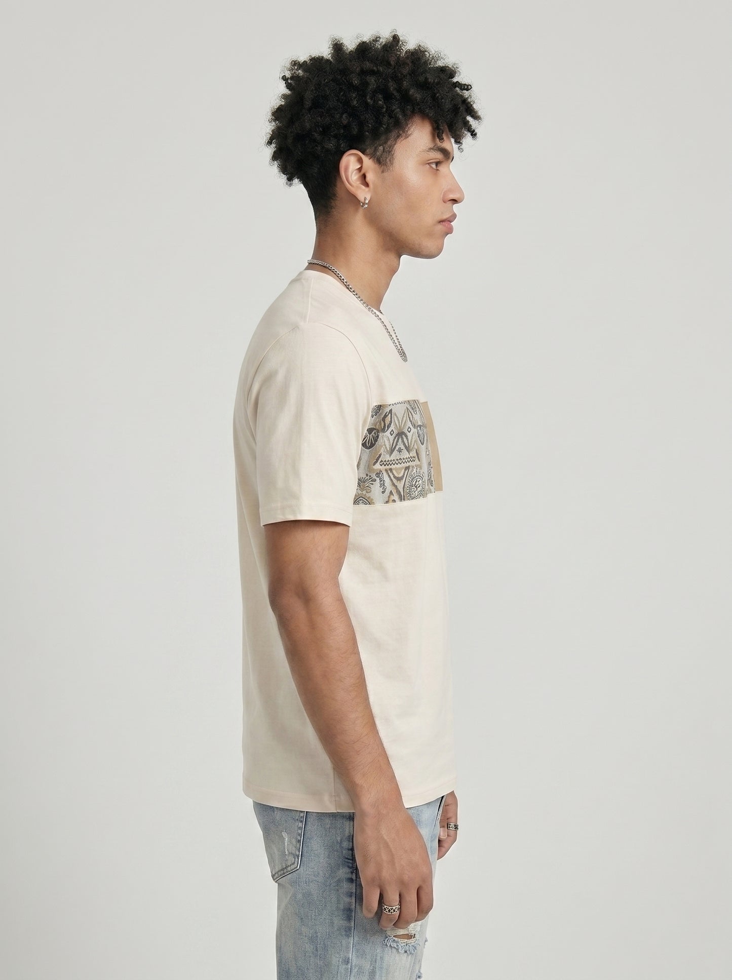 Oversized T-Shirt - Beige