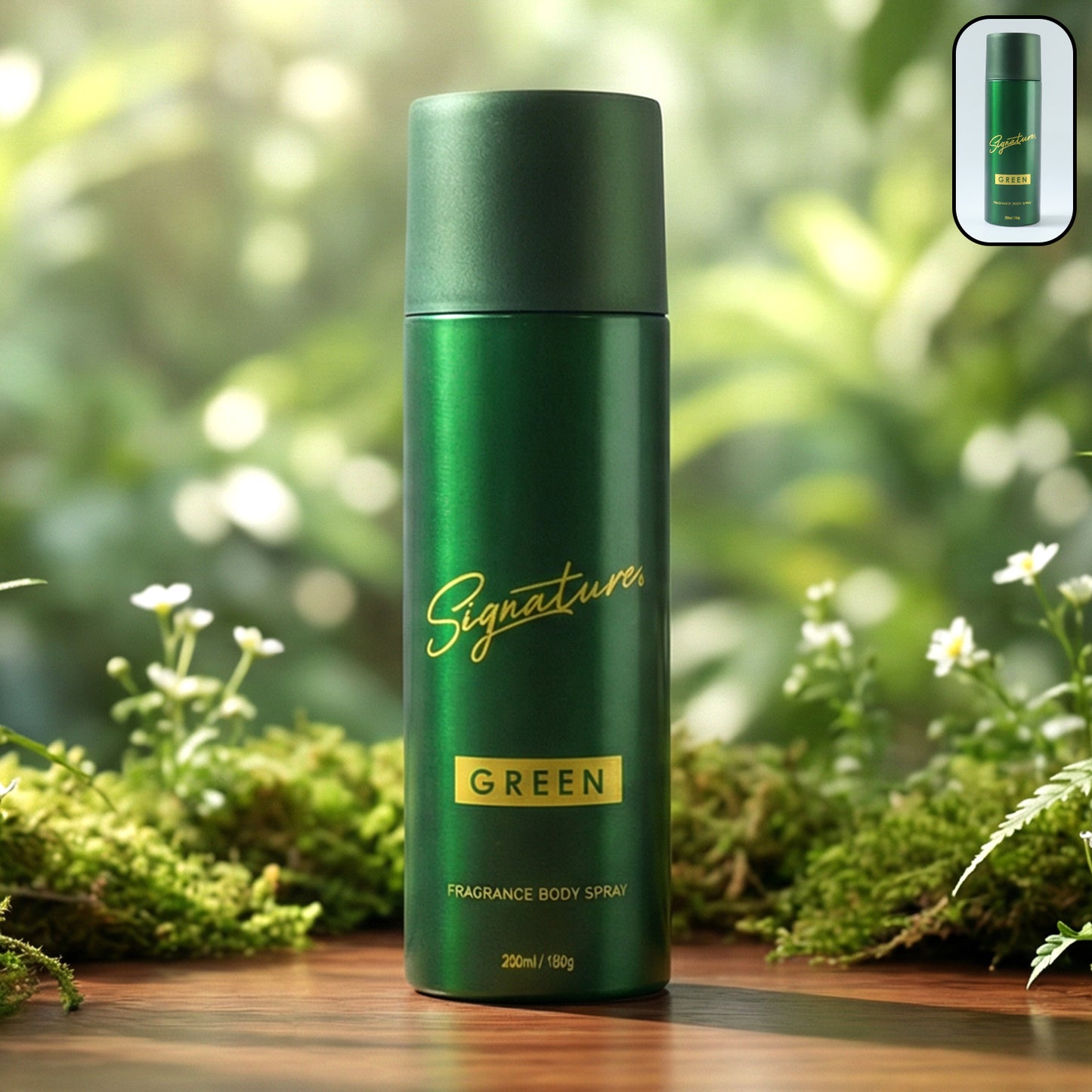 Signature Premium Green Fragrance Body Spray 200 Ml