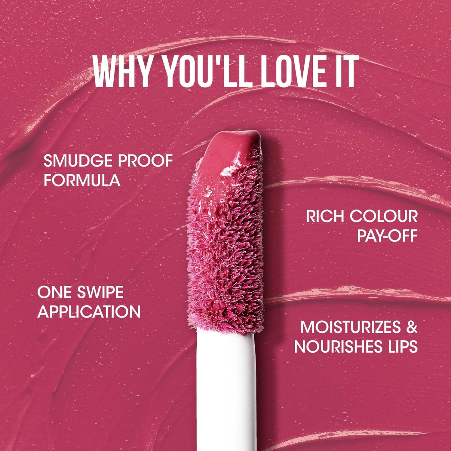 OG Beauty Berry Blossom Moisture Lock Liquid Lipstick – Long Lasting Matte Finish with Hyaluronic Acid & Vitamin E – 4.5 ML – Hydrating, Soft & Nourished Lips