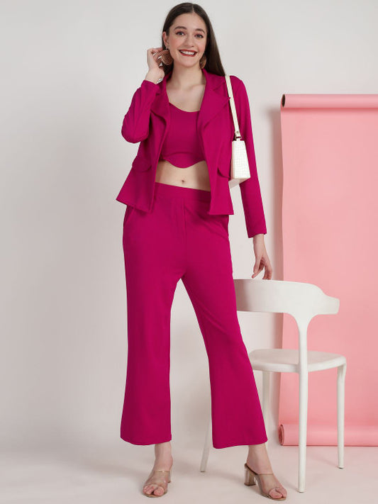 Top with Trouser and Blazers Co-Ords