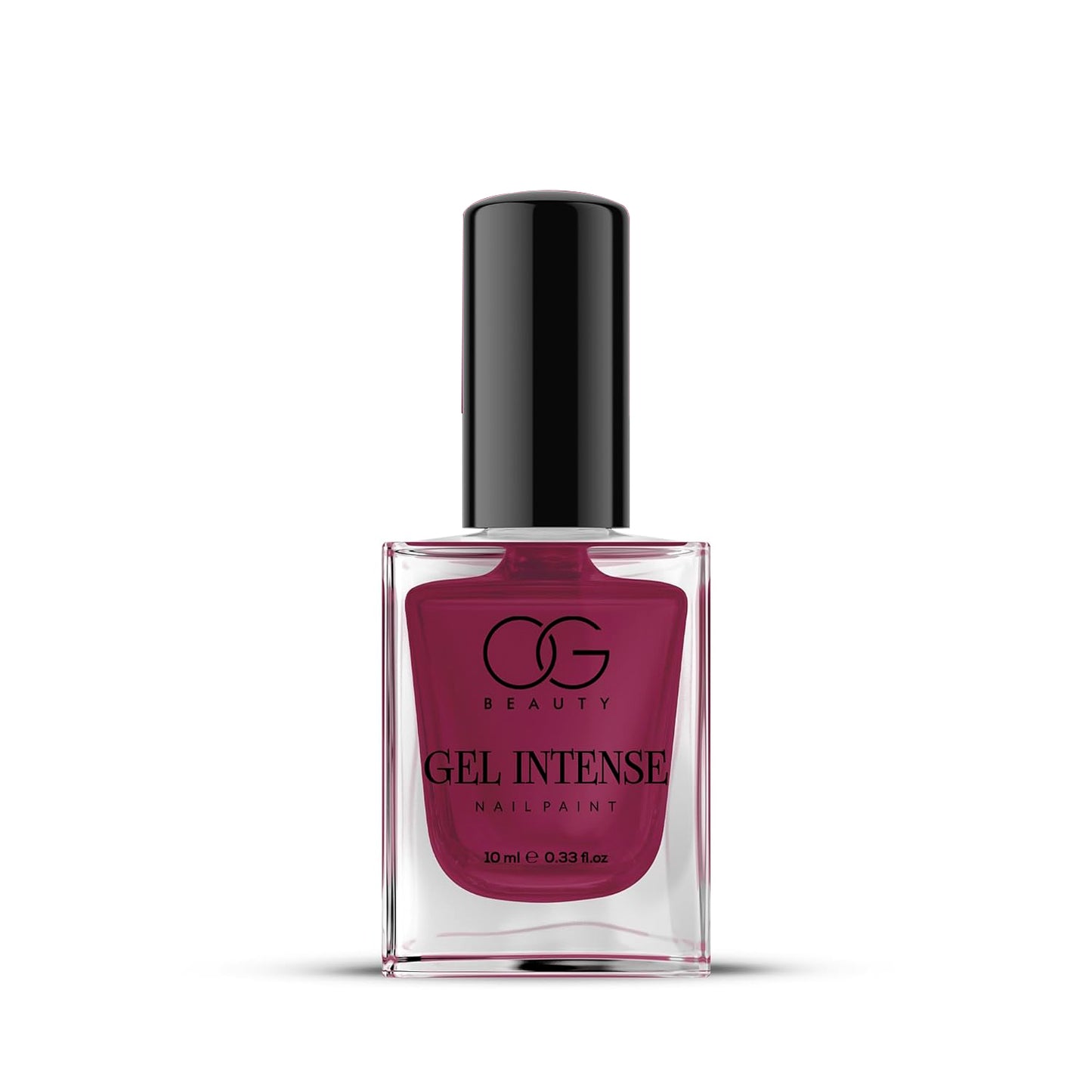 OG Beauty Burgundy Plum Gel Nail Polish + FREE Assorted Nail Paint