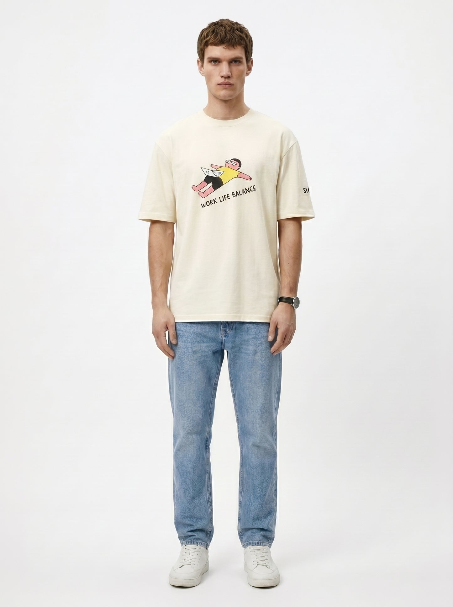 Work Life Balance Unisex Oversized T-Shirt