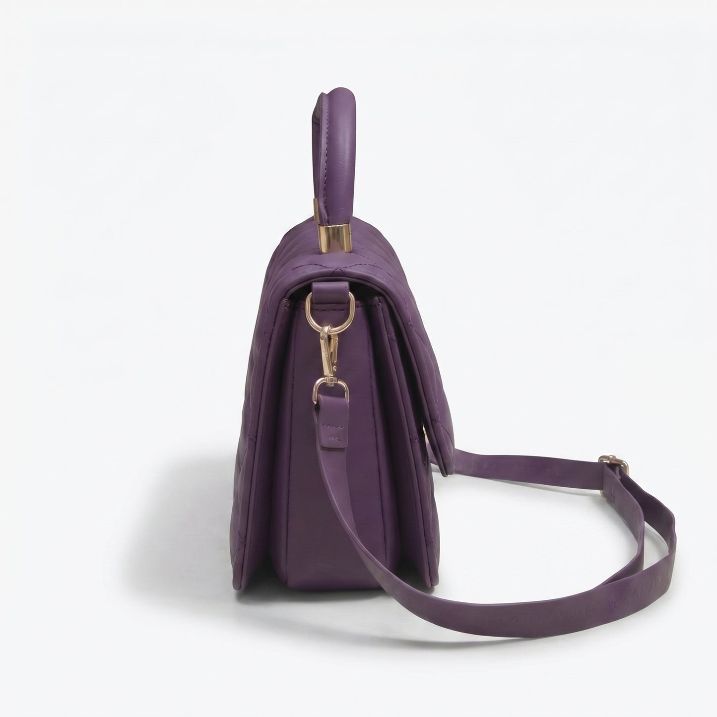 Royal Amethyst Quilted Luxe Handbag