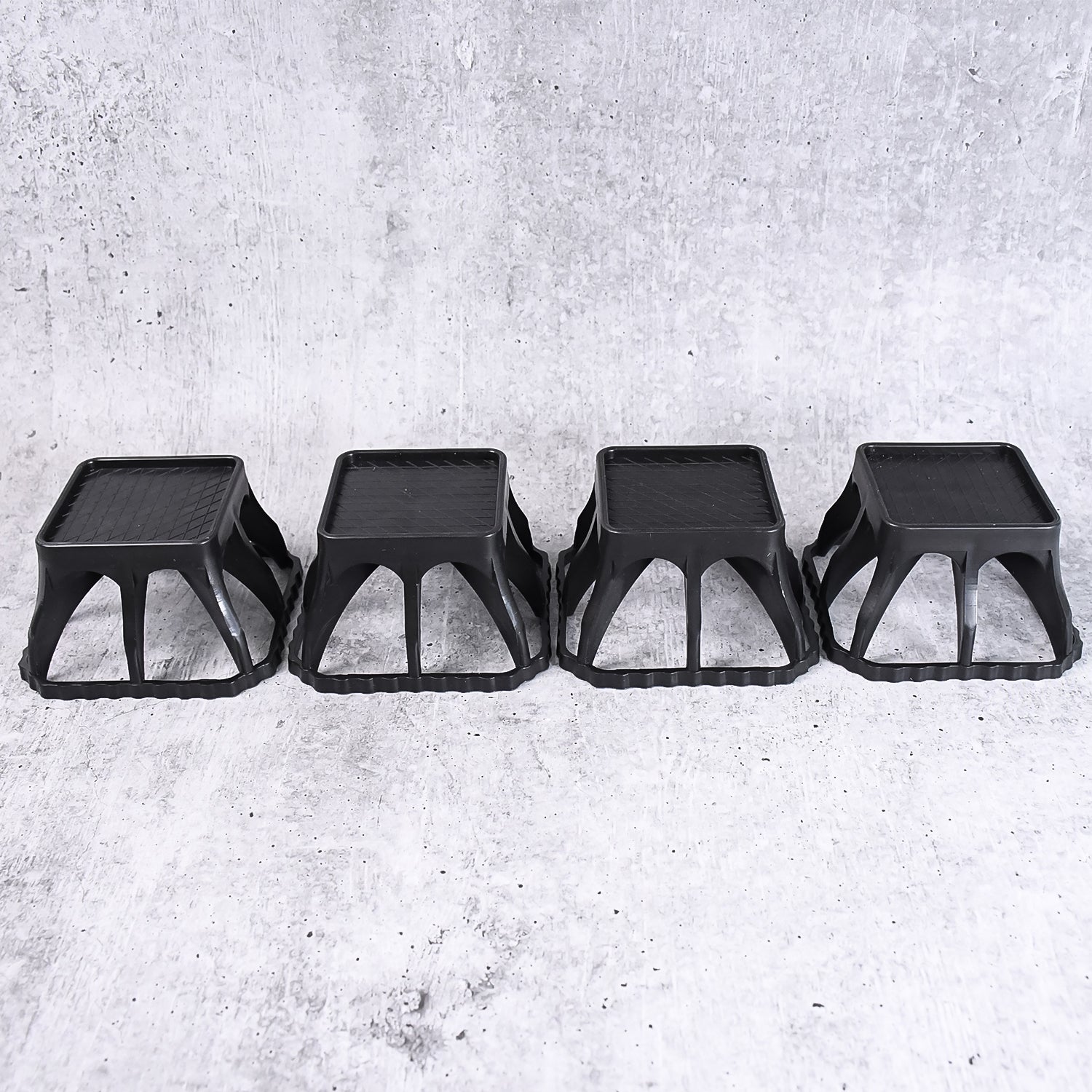 Multi-Purpose Plastic Washing Machine Stand – 4 Pcs Set for Refrigerator, Air Cooler & Water Cooler | Adjustable Furniture Base