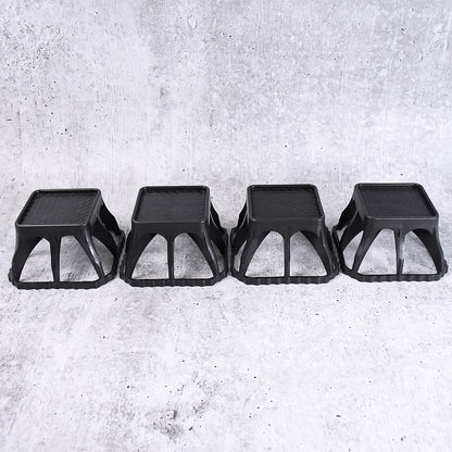 Multi-Purpose Plastic Washing Machine Stand – 4 Pcs Set for Refrigerator, Air Cooler & Water Cooler | Adjustable Furniture Base