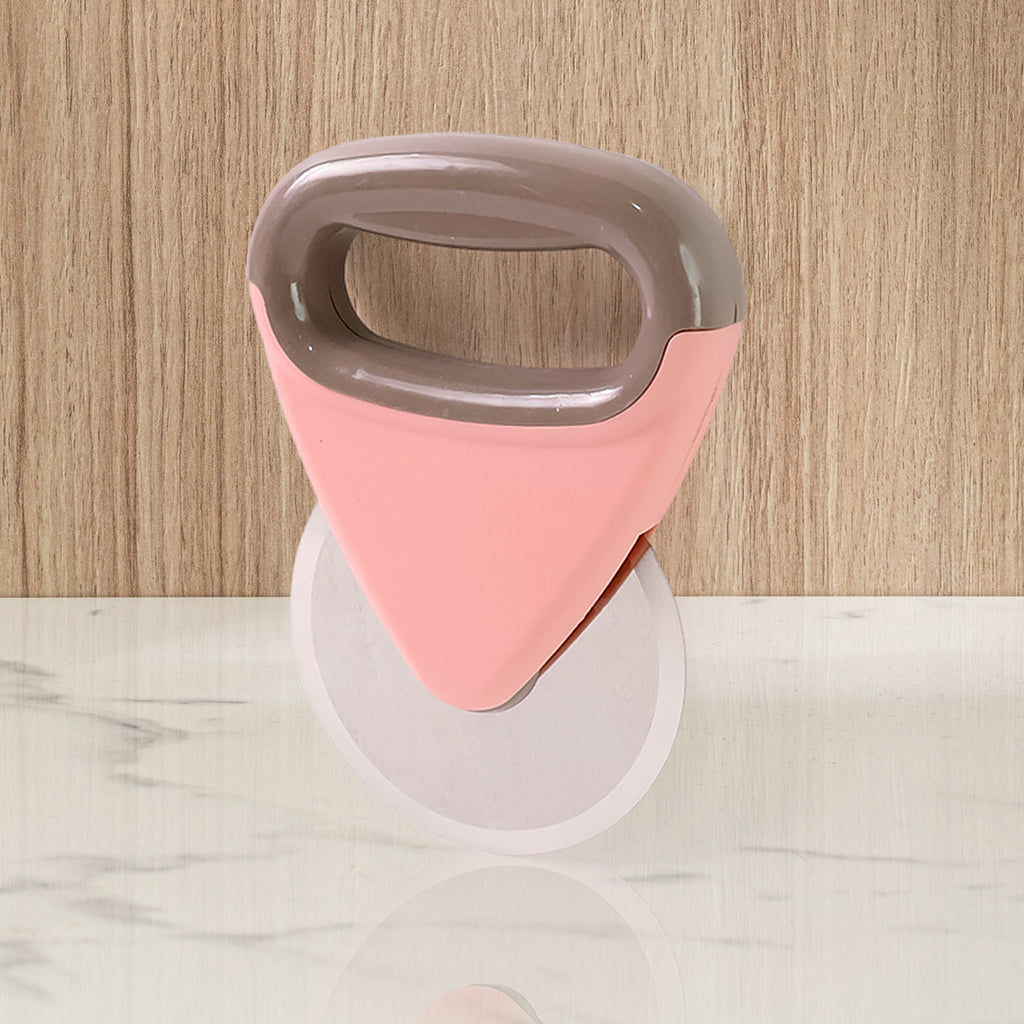 HomeChef Ergonomic Pizza Cutter with Stainless Steel Rotating Wheel Blade – 1 Pc | Sharp, Durable & Easy to Use