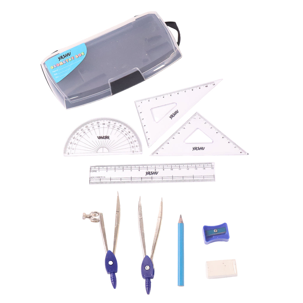 Yashu Complete Geometry Box Set – All-in-One Math & Geometry Stationery Kit for Students