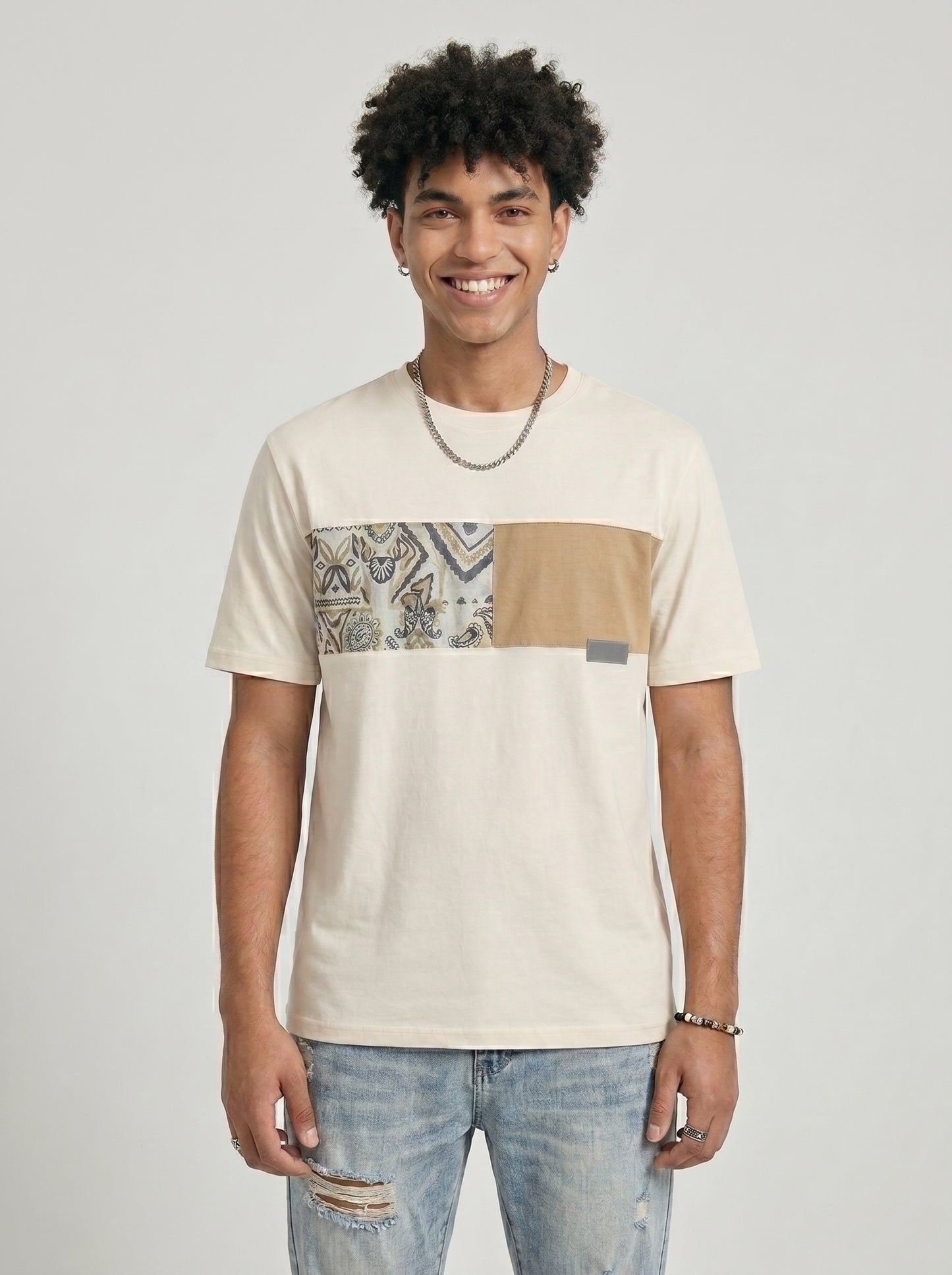 Oversized T-Shirt - Beige