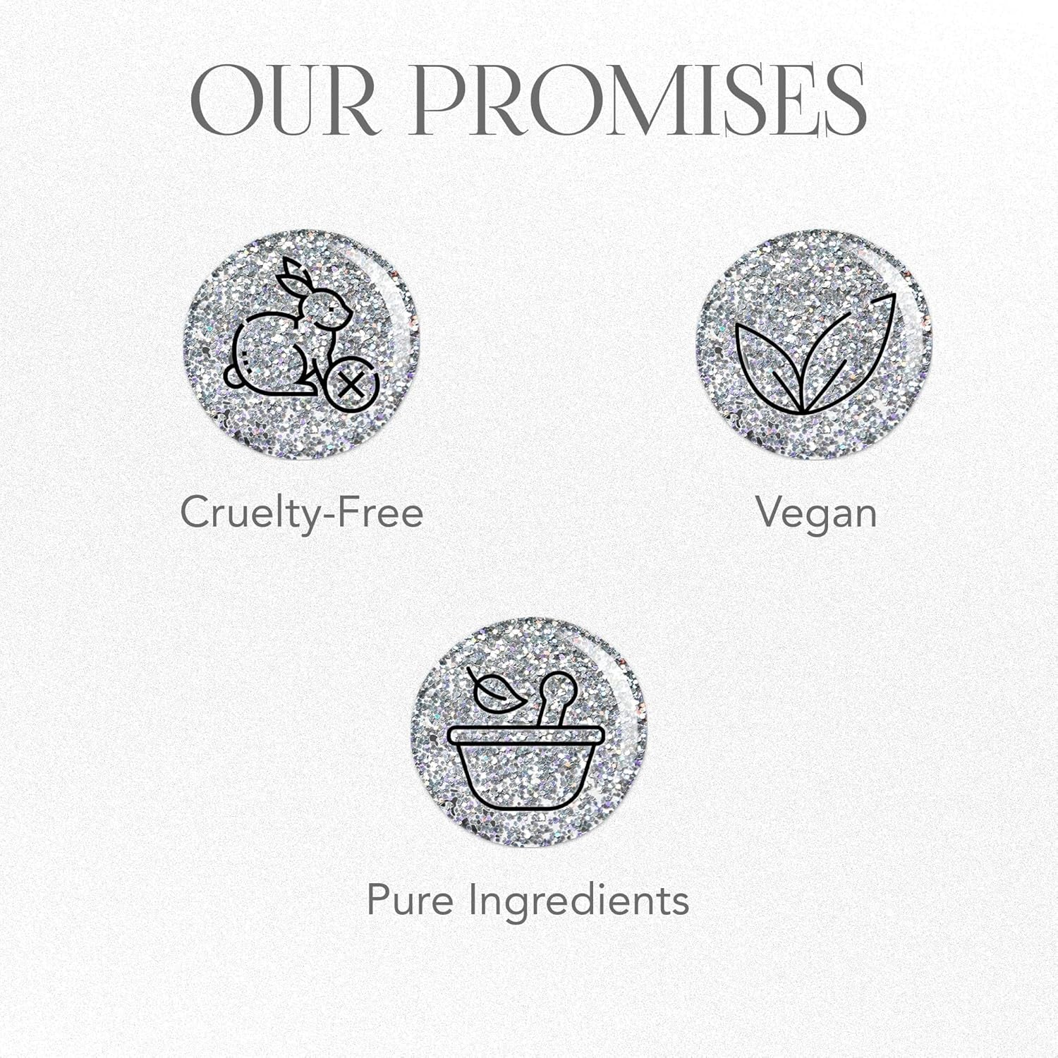 OG Beauty Silver Moonlight Starlet Glitter Nail Paint 10 ML – Quick Dry, Long-Lasting Sparkling Nail Polish for Party & Festive Look