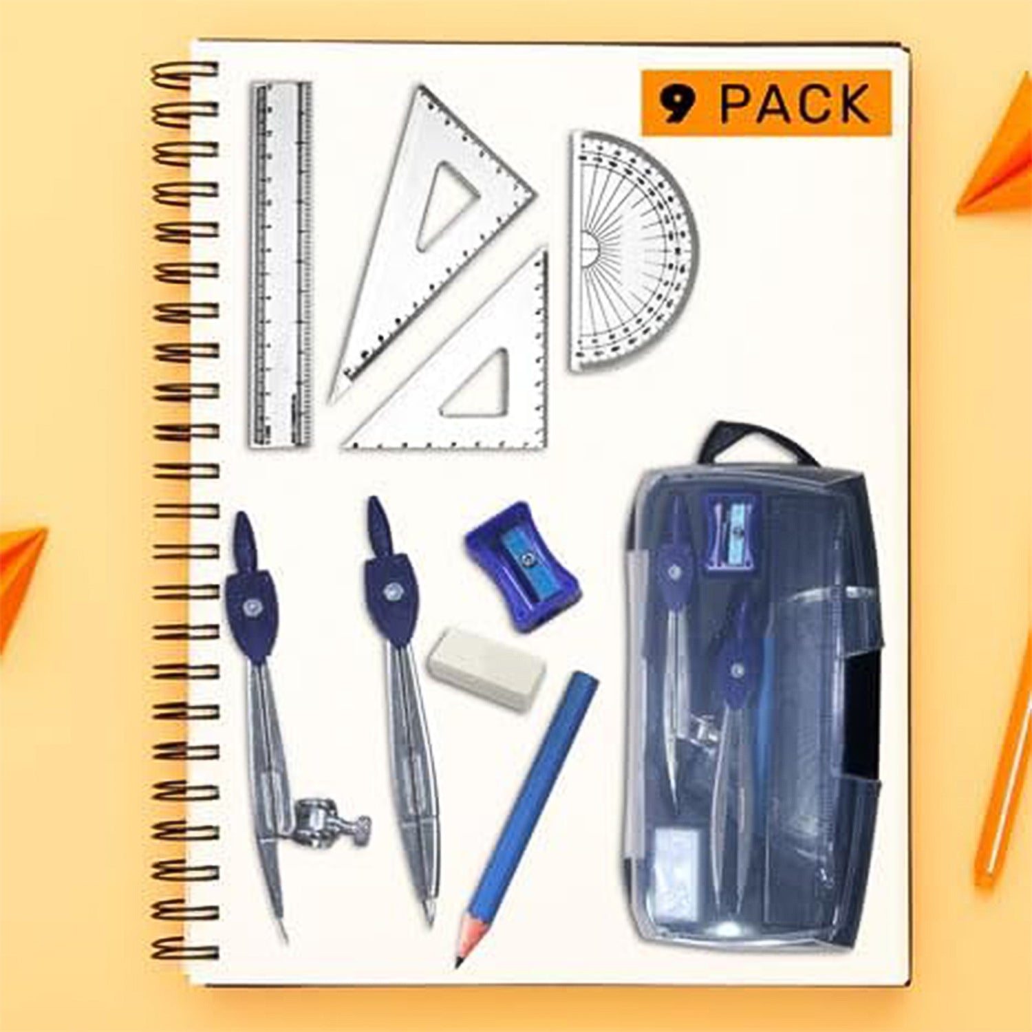 Yashu Complete Geometry Box Set – All-in-One Math & Geometry Stationery Kit for Students