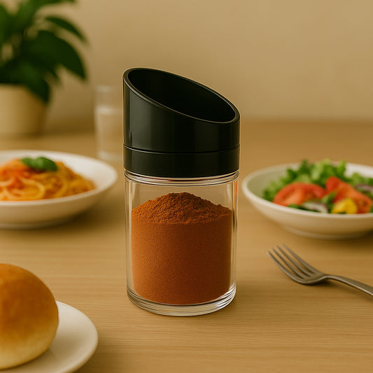 Apex Slant-Lid Kitchen Storage Jar Set (2 Pc) – Airtight Plastic Containers for Tea, Coffee, Sugar, Spices & More