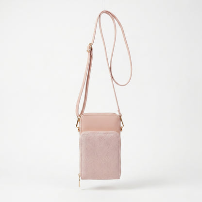 Blush Bloom Ethnic Crossbody Sling Bag