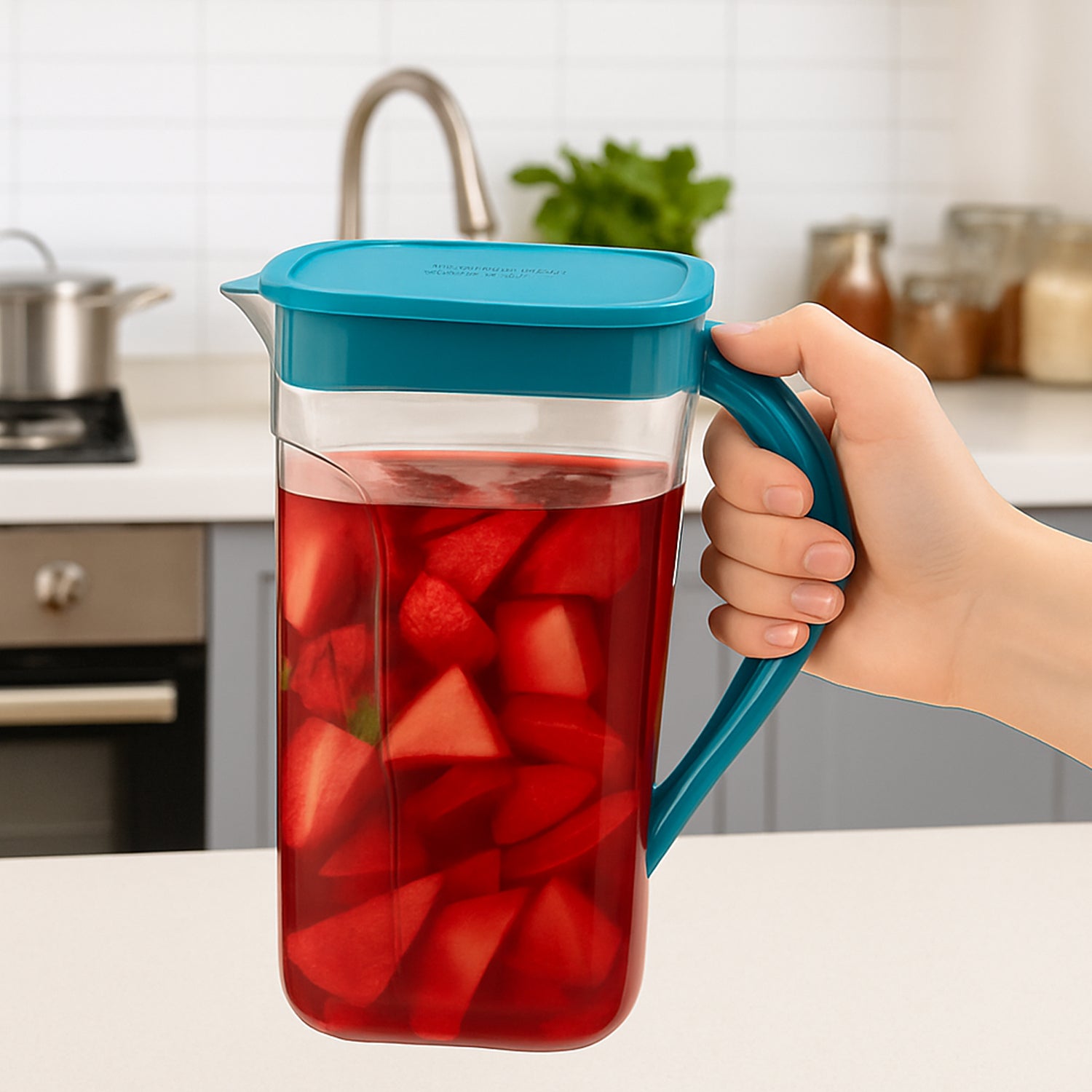 Plastic H2o Juice Jug 1500ml
