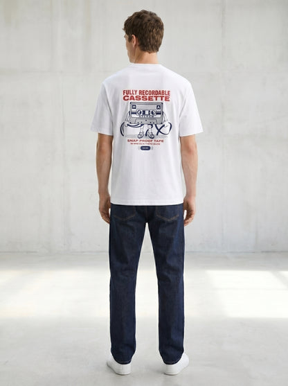 Retro Cassette Graphic Unisex Standard Crew T-Shirt