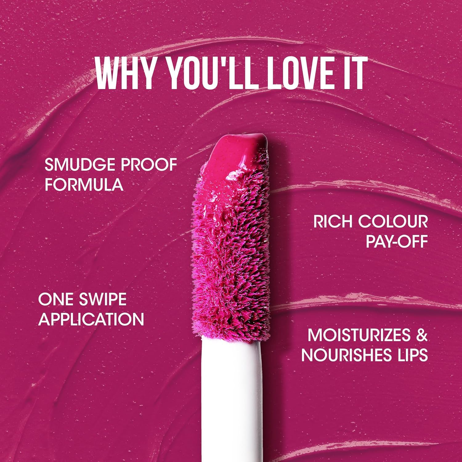 OG Beauty Merry Mulberry Moisture Lock Liquid Lipstick – Long-Lasting Matte Finish with Hyaluronic Acid & Vitamin E – 4.5 ML