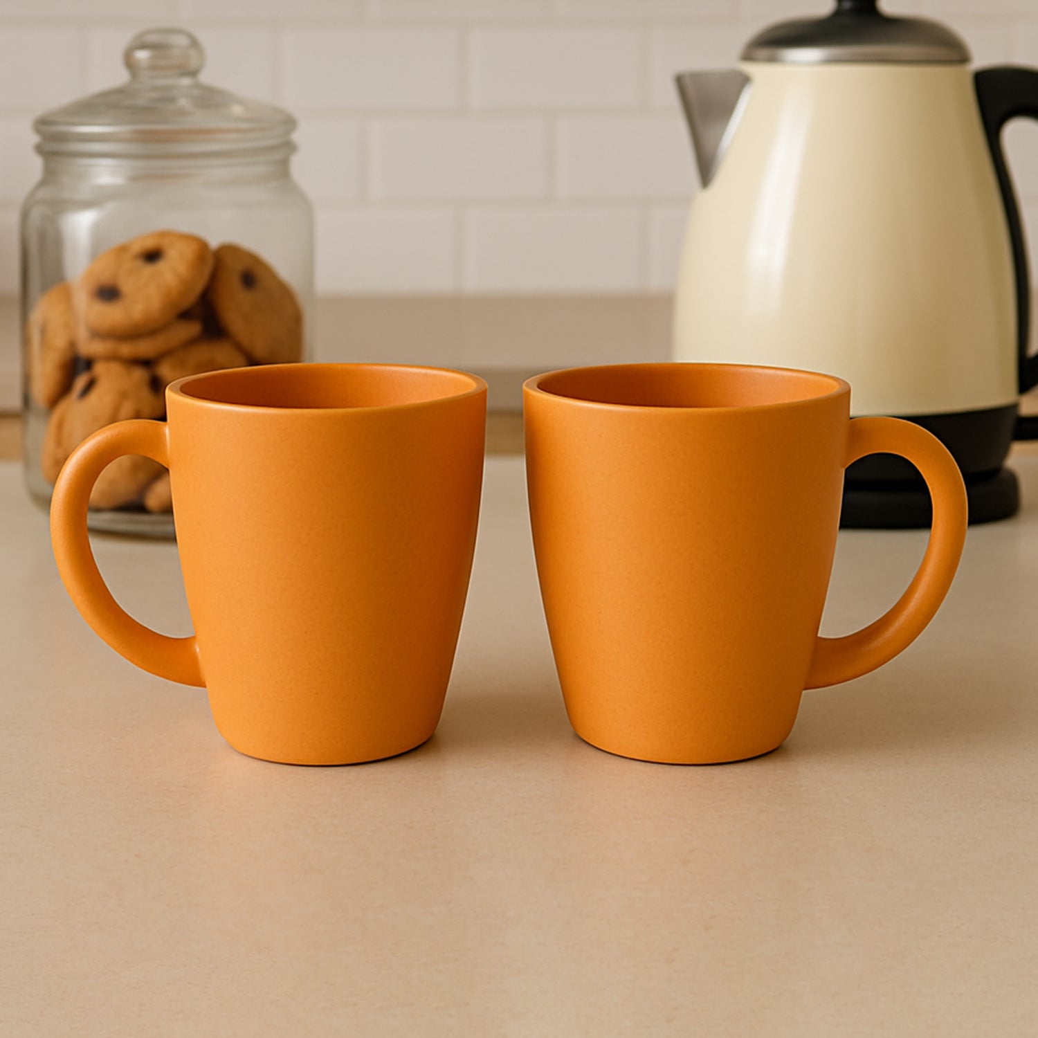 Premium Coffee & Tea Mugs Set – 2 Pc, 350ML | Stylish Drinkware for Home, Office & Gifting