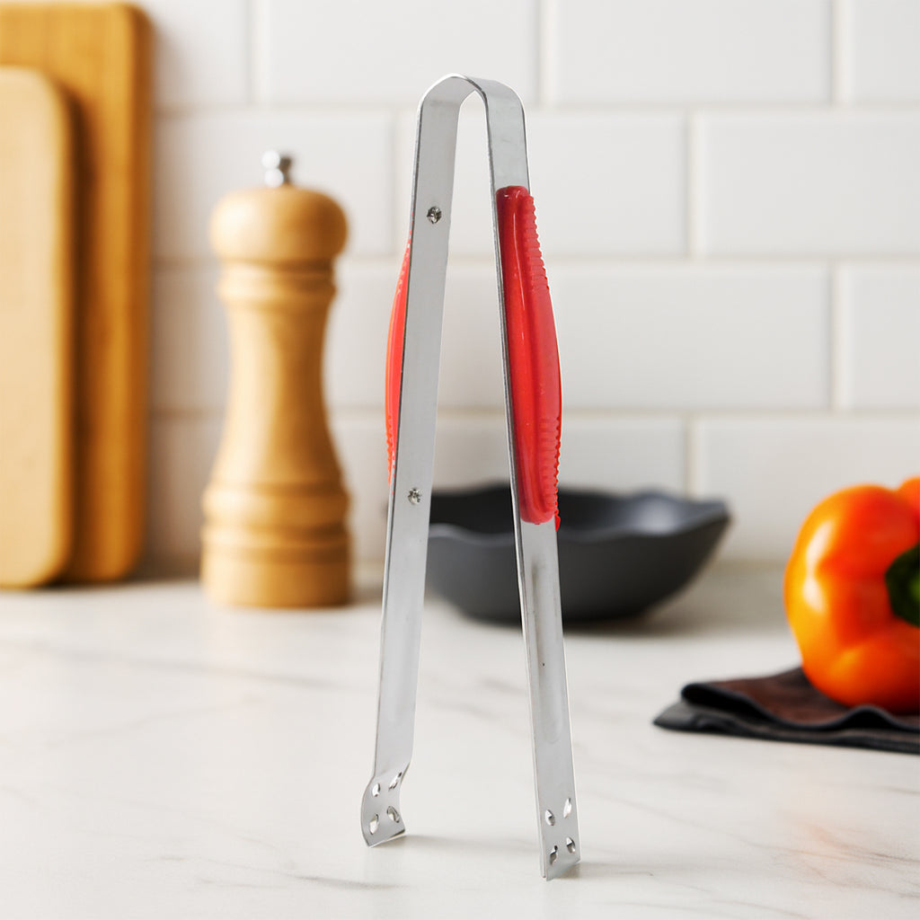 Premium Stainless Steel Multipurpose Kitchen Tongs (1 Pc)